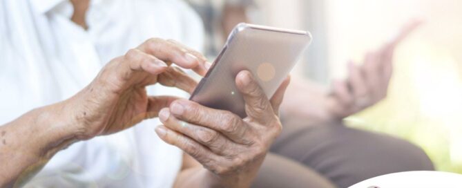 Home care assistance technology in use.