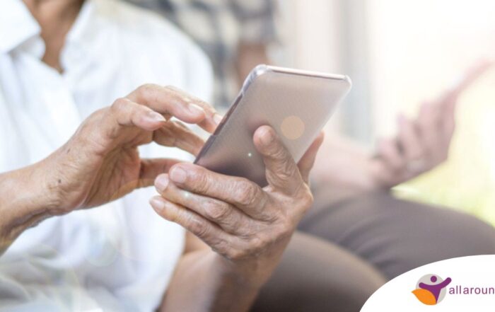 Home care assistance technology in use.