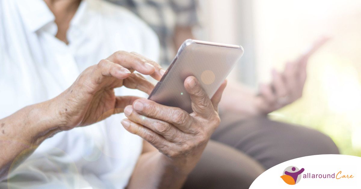 Home care assistance technology in use.